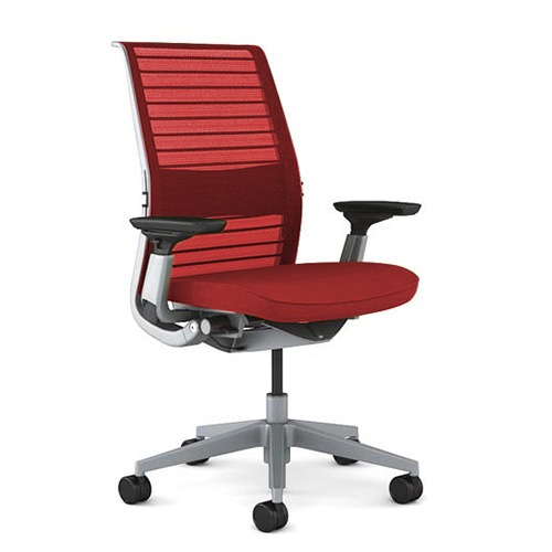 シンクチェア Steelcase プラチナフレーム オフィスチェア デスク