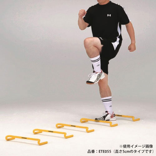 ミニハードル 5台セット エバニュー 幅47×奥行21×高さ20cm PVC製