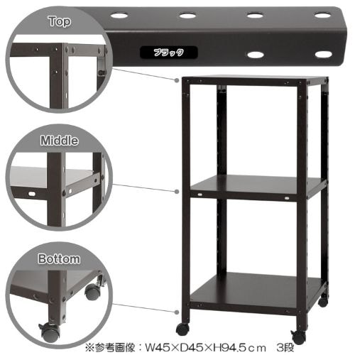 超メルカリ市価格 3段ラック 期間限定キャスター付き 超メルカリ市価格 3段ラック 期間限定キャスター付き