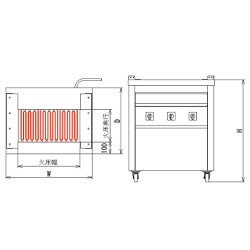 ヒゴグリラー☆ほぼ未使用品☆ 3P-212 床置型 万能型 動作確認済 焼き鳥 楽天市場】ヒゴグリラー 焼鳥大串タイプ 床置型 3P-212X【代引き
