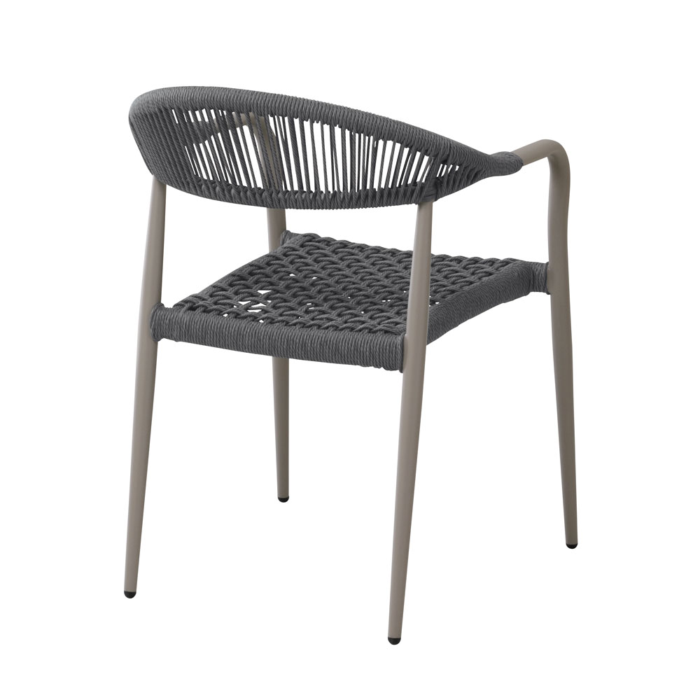フェリー ガーデンチェア 4脚セット 肘付 幅560×奥行600×高さ760mm FL