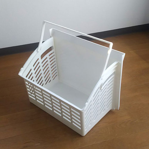 ランドリーチェスト ランドリーラック ランドリーボックス　キャスター付き 棚 HAGiHARA ランドリーチェスト 幅70.5cm 3段 ワイド 引出し