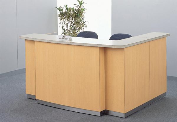 受付カウンター 有人 幅1800mm L型 カウンター CIG-180L（商品番号