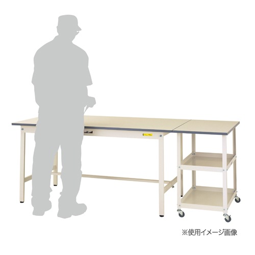 ワゴン 幅750×奥行450×高さ738mm キャスター付き 天板付ワゴン 移動式