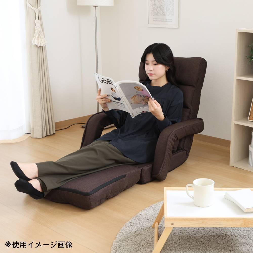 4WAY座椅子 グレー ブラウン ネイビー 布張り FB-CR-751（商品番号
