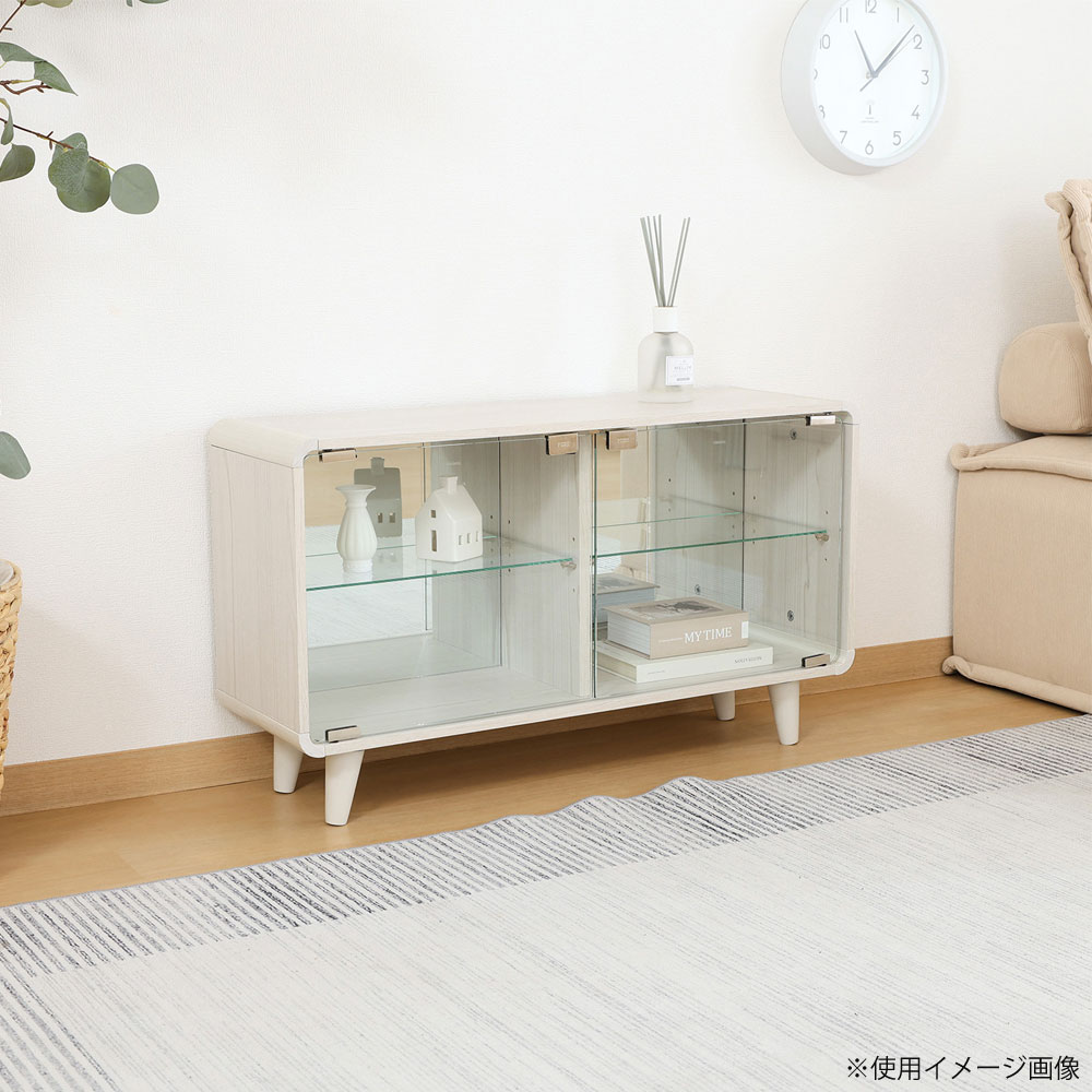 コレクションシェルフ クレール ワイド 幅795×奥行250×高さ460mm