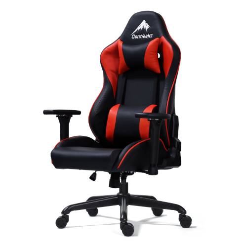 Contieaks ゲーミングチェア　ローザ　グレー/326495 グレー/約幅71.5×奥行き71.5×高さ126.5-134×座面高42-49cm Contieaks ゲーミングチェア ローザ グレー&frasl;326495 グレー&frasl;約幅71.5