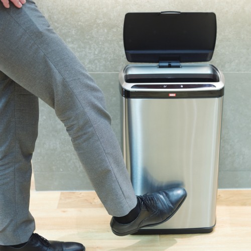 センサー付きゴミ箱 50L ステンレス 幅380×奥行260×高さ630mm
