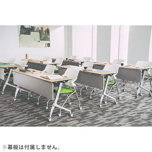 フォールディングテーブル 幅1800×奥行450mm スタッキングテーブル