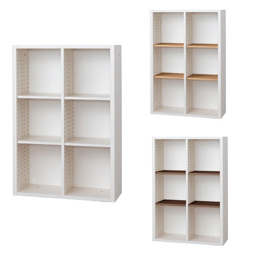 フリーラック 水平棚板 幅752×奥行300×高さ1102mm 本棚 ブックシェルフ