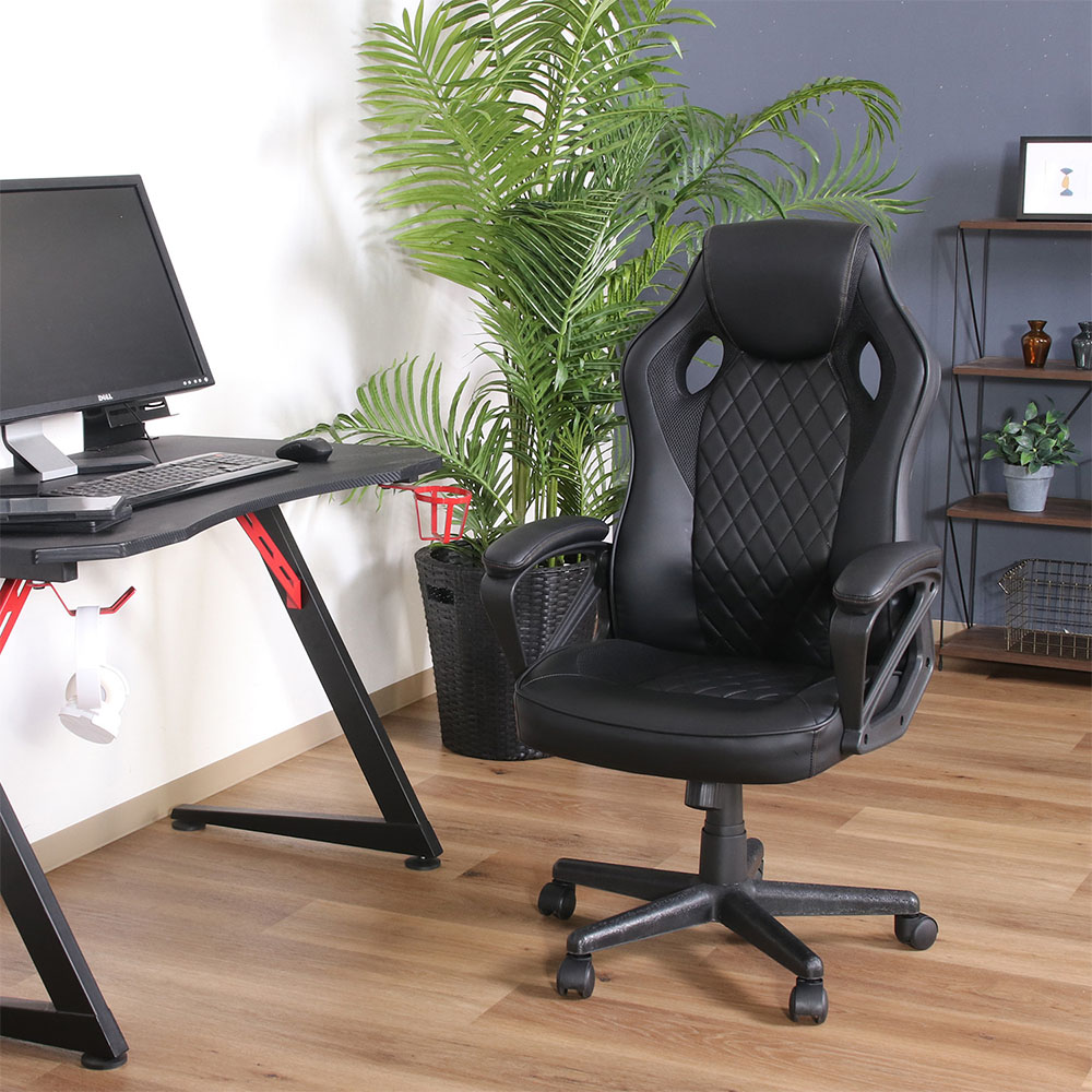 【新品未使用】ゲーミングチェア オットマン付き 本日みつけたお買い得品】足を伸ばせるオットマン付きゲーミングチェア