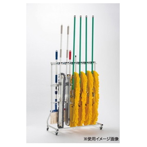 【激安】移動式モップラック Amazon｜モップホルダー 床掃除 モップ 掃除用具入れ 収納 ストレージ
