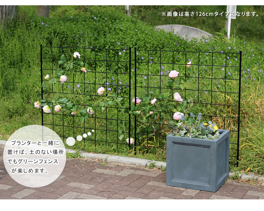 アイアン背高フェンス白グレーカスレ。ラスト１枚！のみ spl-8923-4-wht_m_01.jpg