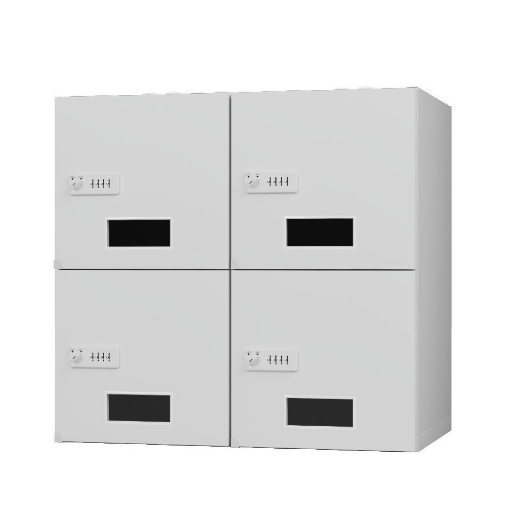 上置き 2列2段 窓付き ダイヤル錠 セルフクローク SC-UW9022（商品番号