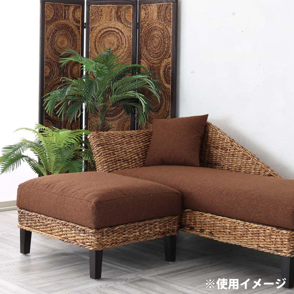 【百貨店商品】 スツール stool オットマン ラタン　新品同様 オットマン ラタン スツール 足置き 椅子 C1461AT（商品番号：55