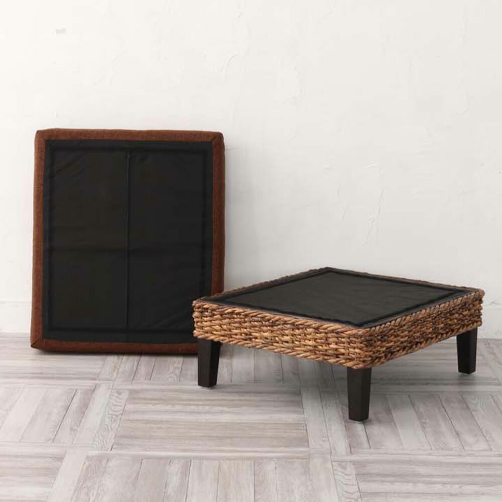 オットマン ラタン スツール 足置き 椅子 C1461AT（商品番号：55