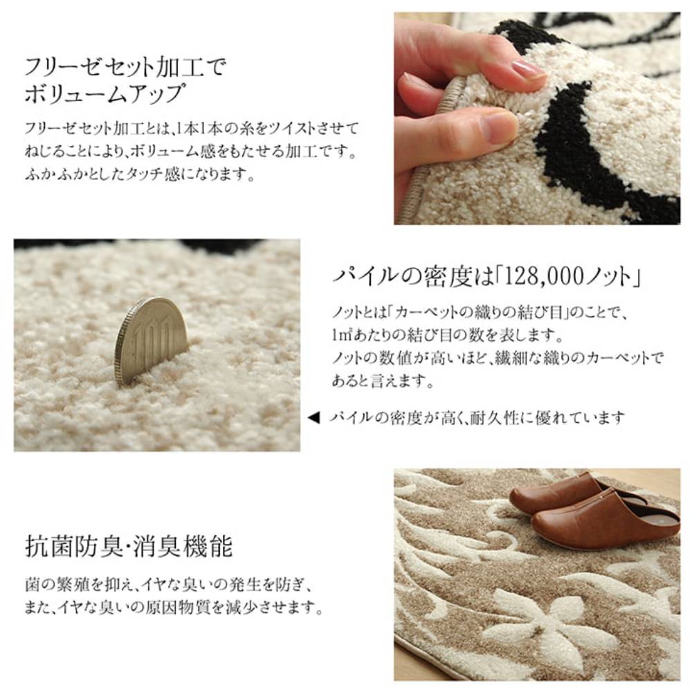 玄関マット 奥行50×幅80cm 敷物 室内マット バスマット NM5080（商品