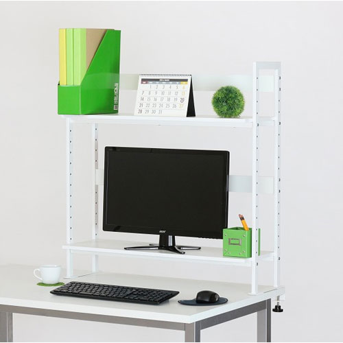 ★高さ3段調整★ 収納力豊富 PCデスク モニター台 幅80㎝ 組立簡単 工具付 楽天市場】【3,190円→SALE2,970円〜5/16(土)01:59まで】【楽天1位