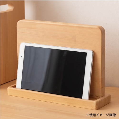 タブレットスタンド 幅320×奥行100×高さ235mm チェリーナチュラル 