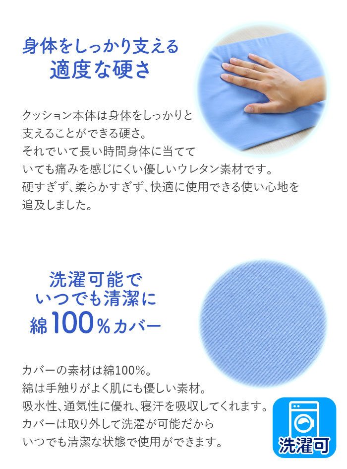 体位変換クッション 4点セット 床ずれ防止 三角まくら リハビリ NF-THC