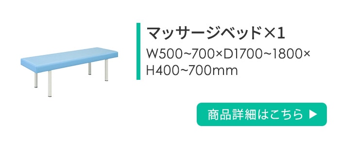 施術室 セット マクラ マッサージベッド タオルケット CLINIC4（商品