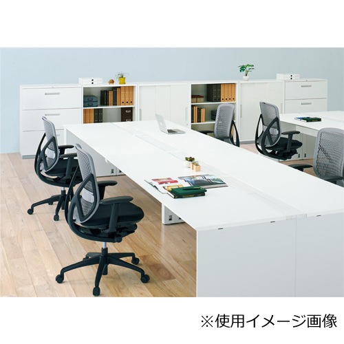 スチールキャビネット オープン書庫 幅900×奥行450×高さ720mm TF-A-07