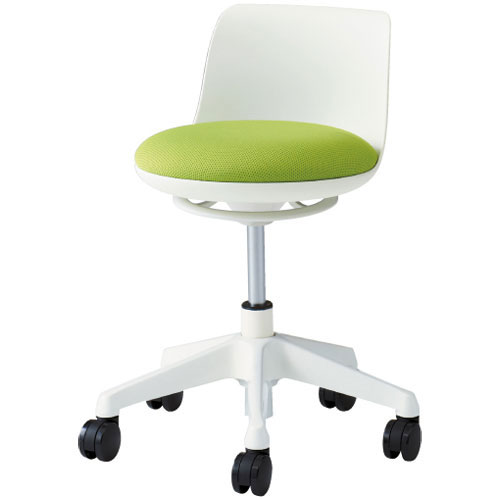 【美品】ミーティングチェア　オカムラ　ピルエット20年製　回転チェア オカムラ ミーティングチェア ピルエット スチール脚背付き