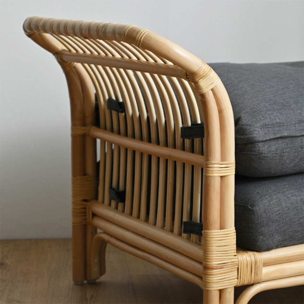 センターソファ 1人掛け ラタン 幅57cm ソファ D1261ND（商品