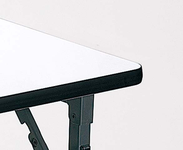 折りたたみテーブル 幅1800×奥行450mm ソフトエッジ 会議用テーブル