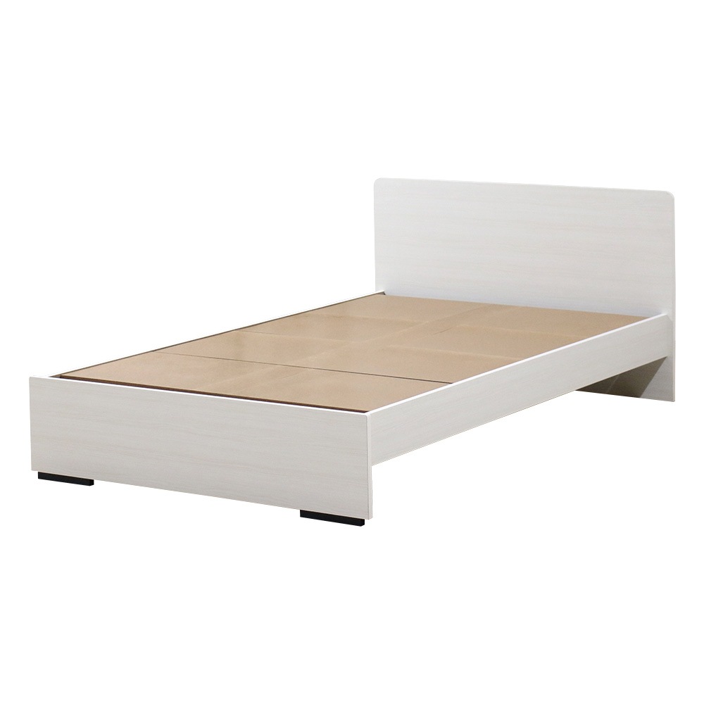 ベッドフレーム シングル パネル型 木製 シングルベッド 374-S（商品