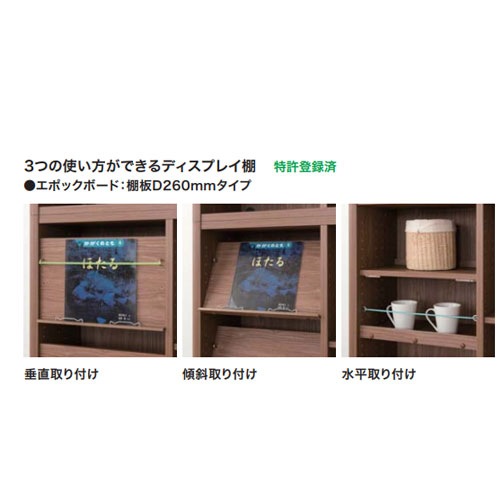 フリーラック ディスプレイ棚板 棚板多めタイプ 幅610×奥行300×高さ