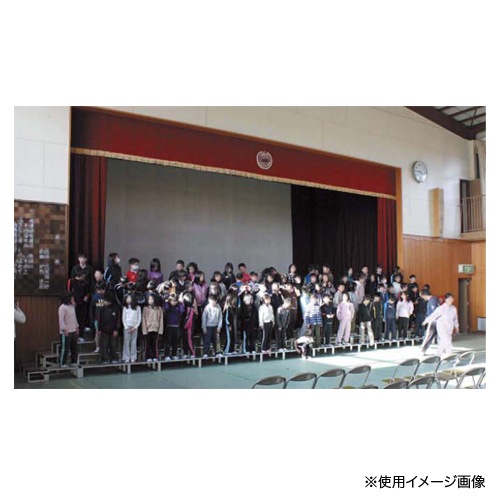 アルミ 雛壇 ひな段 集合写真 観光写真 集合写真 入学式 卒業式 式典 3基 3段 15枚 写真撮影用ひな段 3段3連 | 栃木県のイベント用品レンタルは
