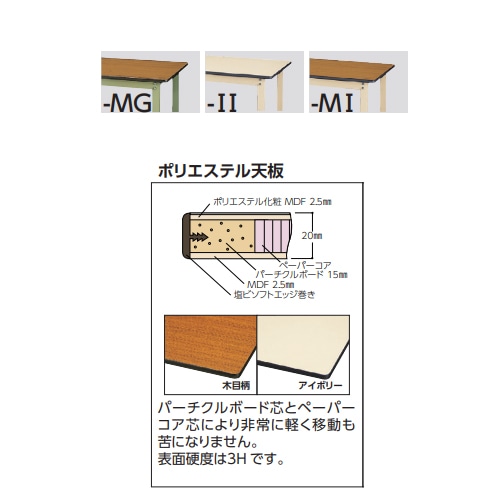 作業台 山金工業 ヤマテック 幅900×奥行750×高さ900～1200mm