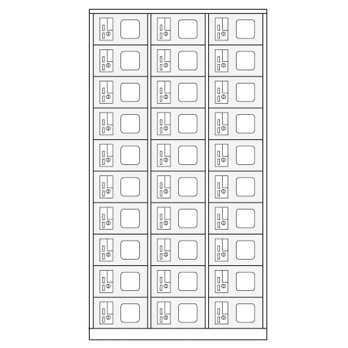 コインロッカー 30人用 BCR-30310N