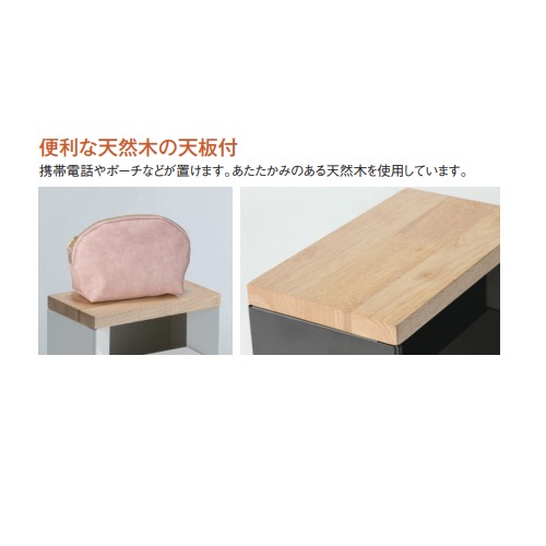 サニタリーボックス 幅242×奥行145×高さ594mm 容量8L 天板付