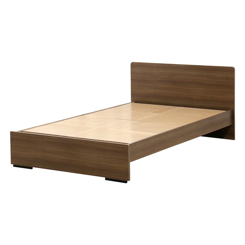 木製ダブルベッドフレーム LOWYA ベッドフレーム ダブル フレーム単品 ベッド ローベッド ロー