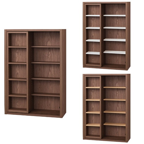 フリーラック スライド 水平棚板 幅752×奥行300×高さ1102mm 本棚 NEP