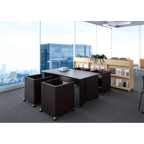 応接セット 5点 4人用 応接会議セット GZPLT-1690DBS