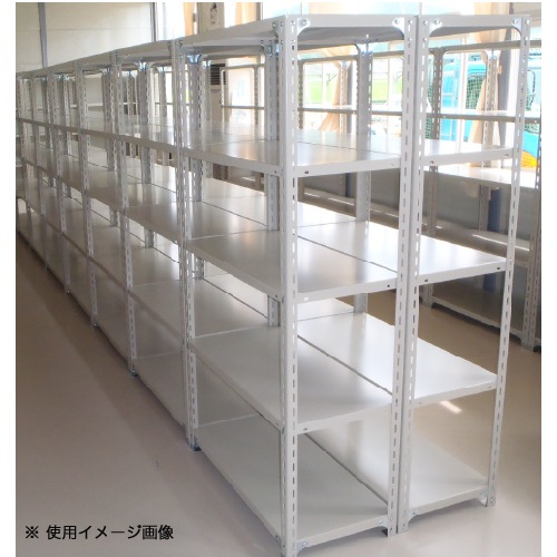 スチールラック 幅1200×奥行600×高さ1500mm 5段 耐荷重120kg/段 軽量