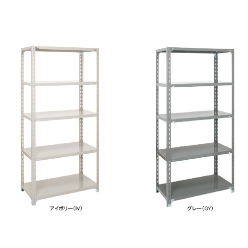 スチールラック 幅1200×奥行600×高さ1500mm 5段 耐荷重120kg/段 軽量