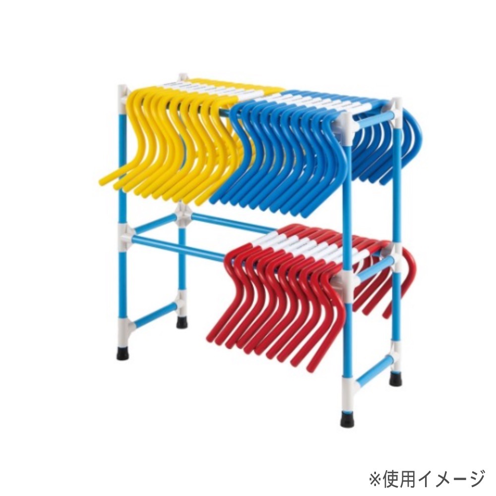 ミニハードルラック エバニュー 幅87×奥行36×高さ95cm ミニハードル 
