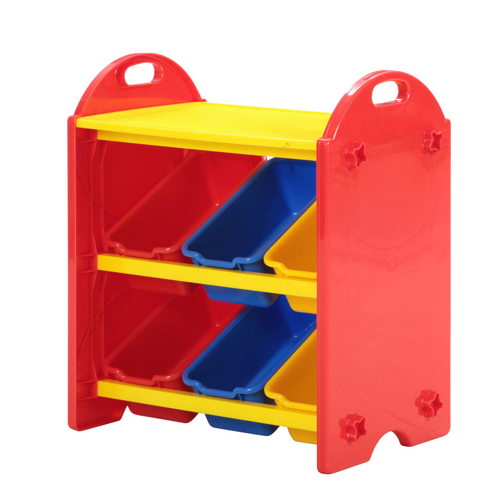 トイボックス カラフル 100pcsブロック付 幅535×奥行345×高さ590mm