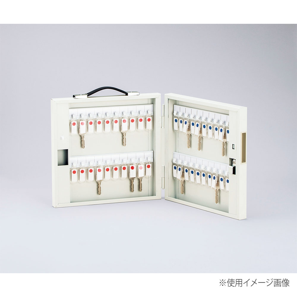 キーボックス ライオン事務器 No.40KB 幅322×奥行54×高さ310mm 壁掛け