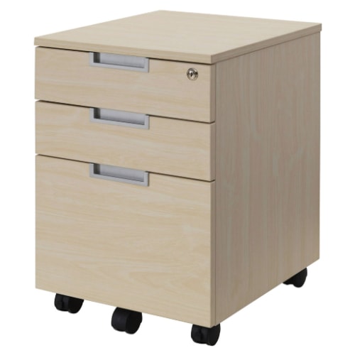 ワゴン 3段 サイドワゴン A4 幅428×奥行490×高さ610mm キャスター付き