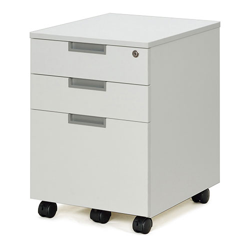 ワゴン 3段 サイドワゴン A4 幅428×奥行490×高さ610mm キャスター付き