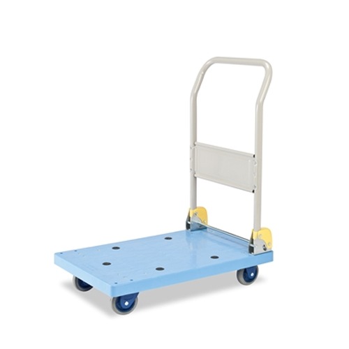 台車 荷物運搬車 幅455×奥行710×高さ880mm 微音キャスター OT-561-410