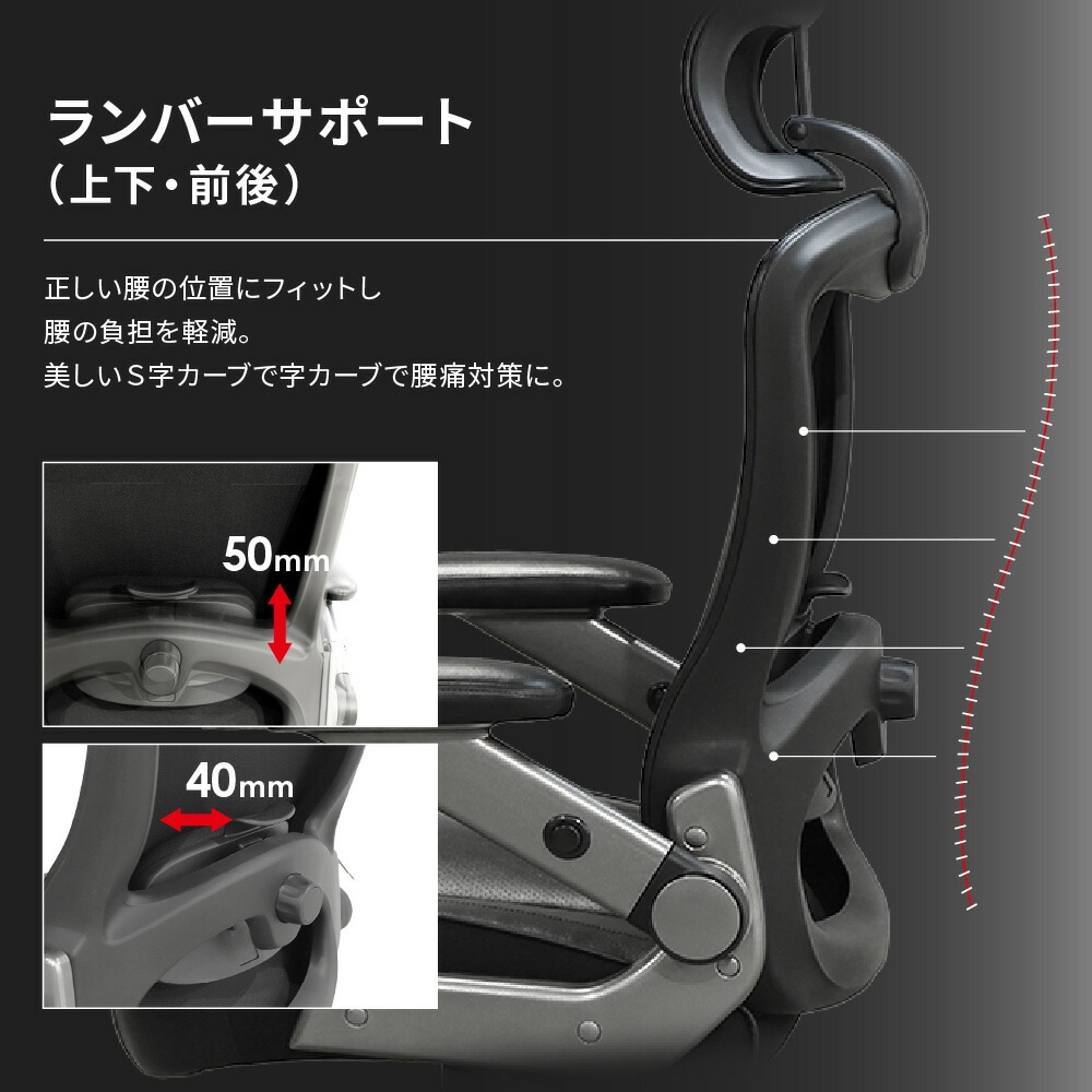 倉庫受取限定】 オフィスチェア メッシュ 大きめ デスクチェア 社長