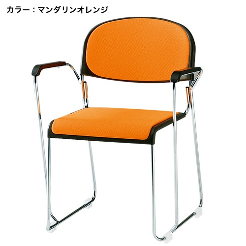 スタッキングチェア ミーティングチェア 4脚セット FNM-10ALS