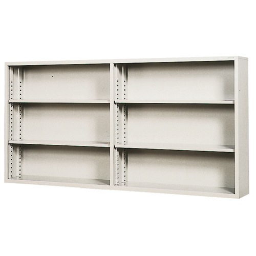 スチールキャビネット オープン書庫 幅1760×奥行250×高さ880mm BR-0323