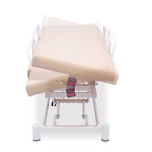 高田ベッド製作所（ Takada Bed ） 有孔電動横転ハイロー メディグリーン 幅70*長180*高47〜83(wf-602735-5581504) ポイント6倍高田ベッド 有孔電動横転ハイロー 電動